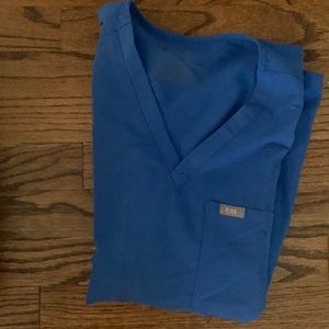 Figs One Pocket Royal Blue